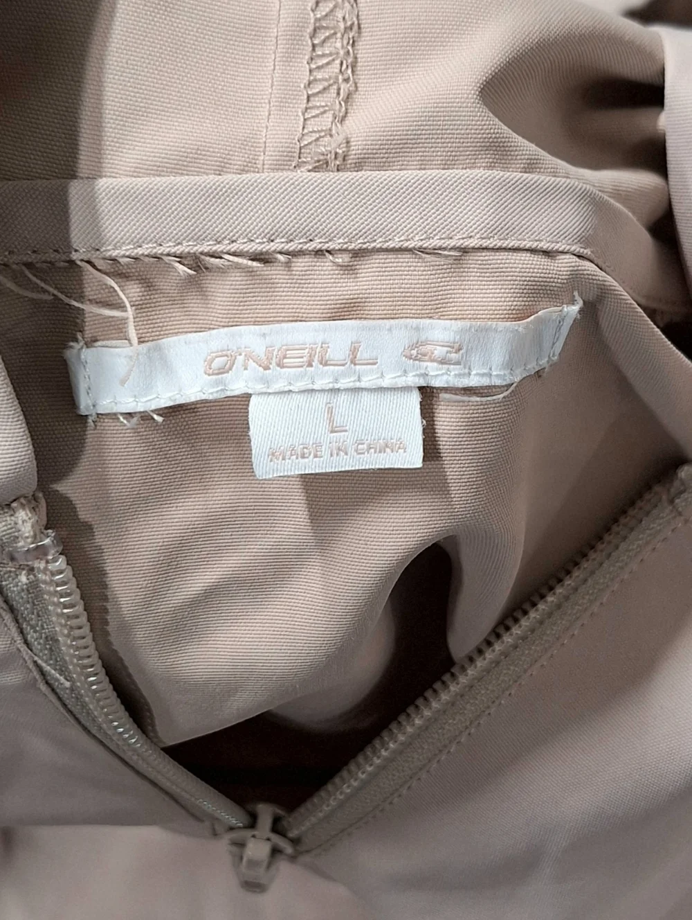 O'Neill Surf Company Cropped 1/4 Zipper Windbreaker Jacket, Tween L, RN#86773